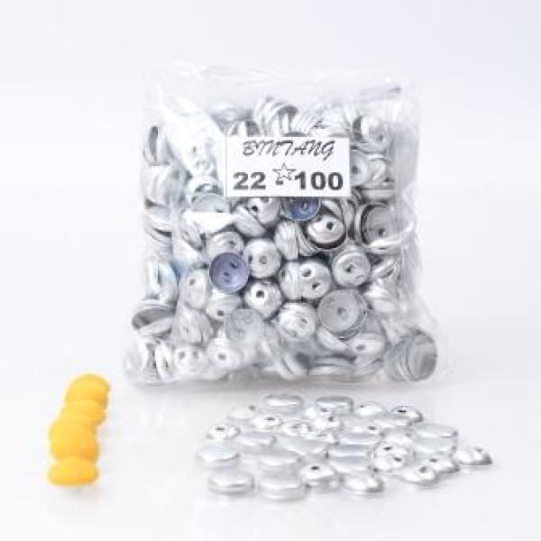 Kancing Bungkus Kaleng Bintang Ukuran 22