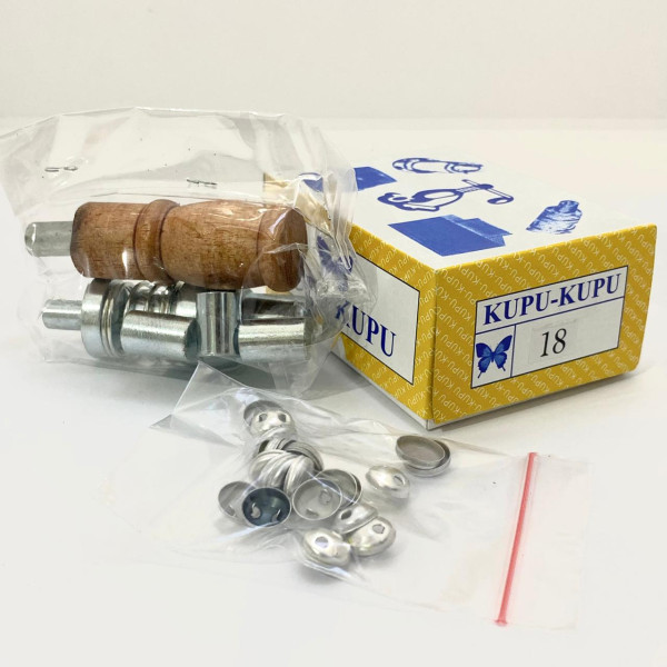 Cetakan (Matras) Kancing Bungkus Kupu-Kupu Ukuran 18