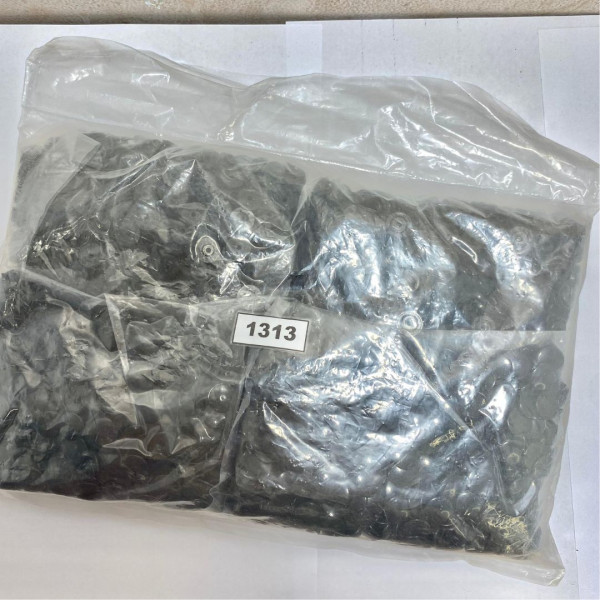 Kancing Snap Plastik Ukuran 1313 Warna Hitam